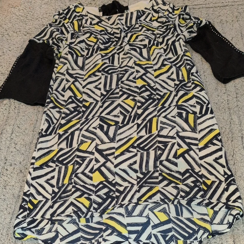 Geometric Pattern Dress - Picture 1 of 2